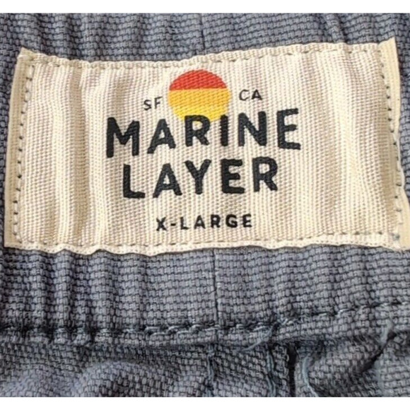 Marine Layer Saturday Short Men's XL Vintage Indigo Blue Drawstring NEW NWT $84 - Picture 9 of 16